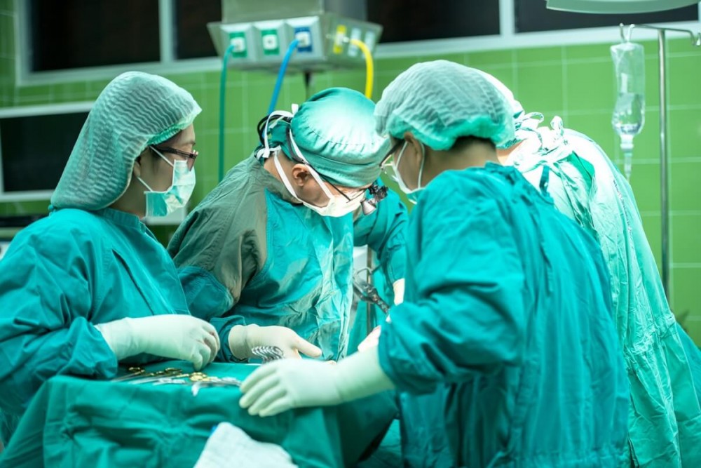 surgeons in operating room